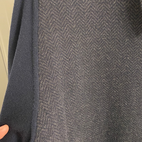 Salt and Stone Mens Crewneck Sweater Brand New Dark Blue and Grey Size XL - Picture 3 of 6